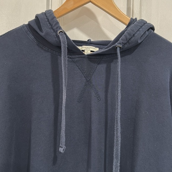 7 Diamonds Supima Mulholland Drive Hoodie Sweatshirt in Navy - Large - Picture 3 of 8